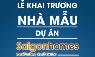 Tưng bừng khai trương nhà mẫu dự án Saigonhomes